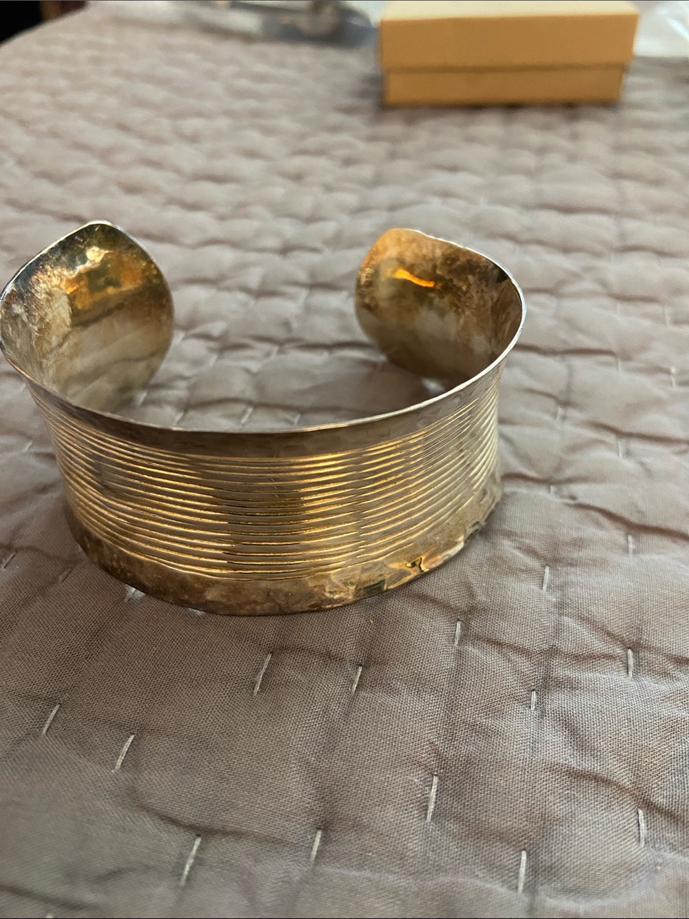 Sterling silver cuff